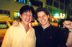 With Peter Criss, 6/5/02